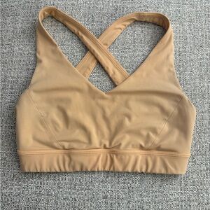 lululemon athletica Cross-Back Sports Bra - Camel